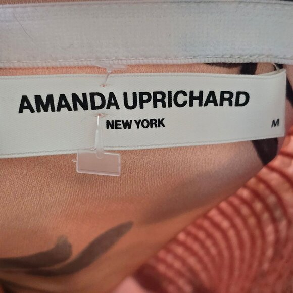 Amanda Uprichard Eden Gown in Junior Floral Asymmetrical High Low Ruffle Dress M - Picture 10 of 10